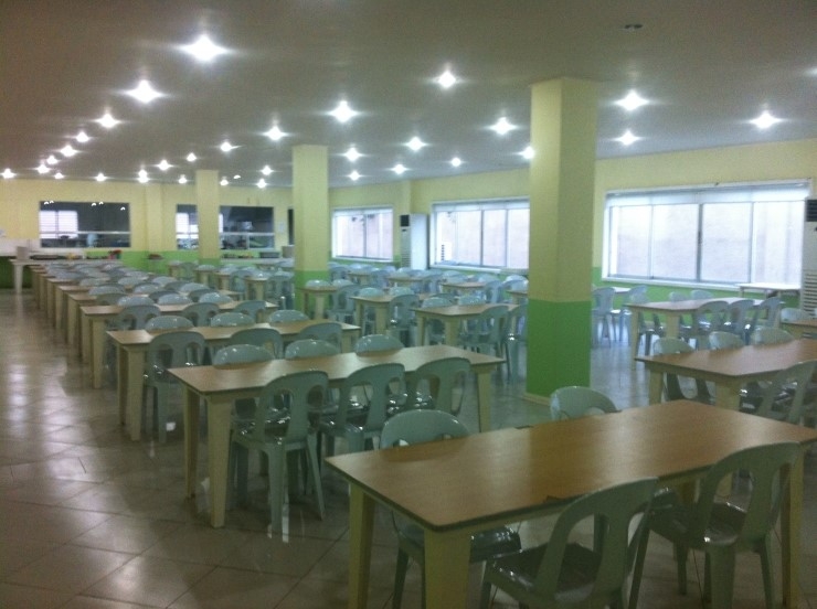  [필리핀 어학원] 세부 필인터 어학원 식당의 모습
